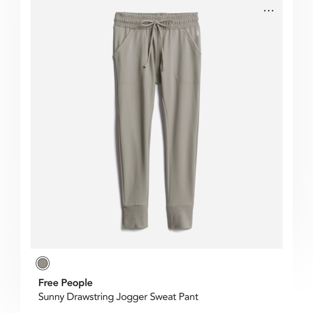 Free people Sunny Drawstring Jogger Sweat Pant in Small